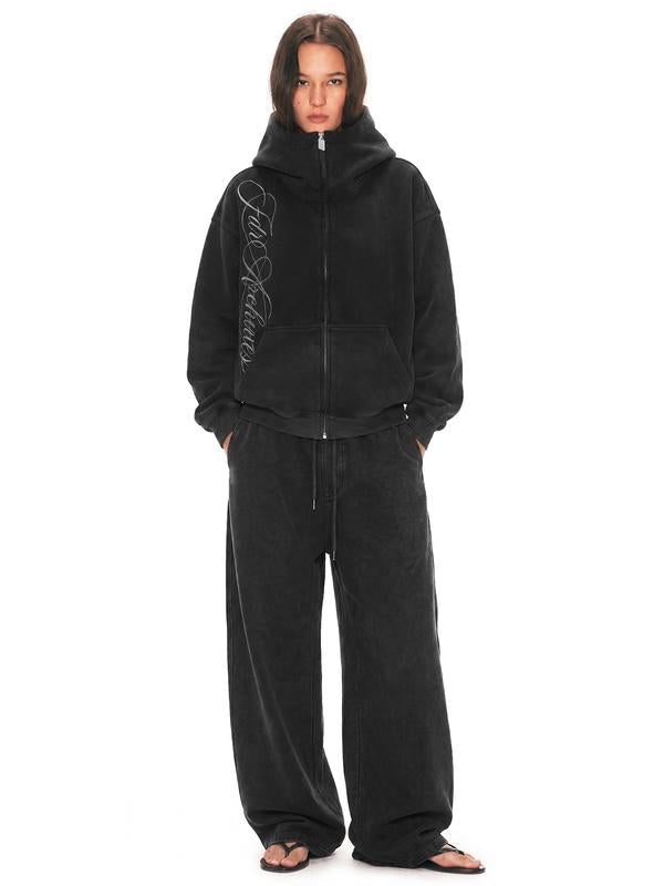 FDR Washed Zip up Hoodie